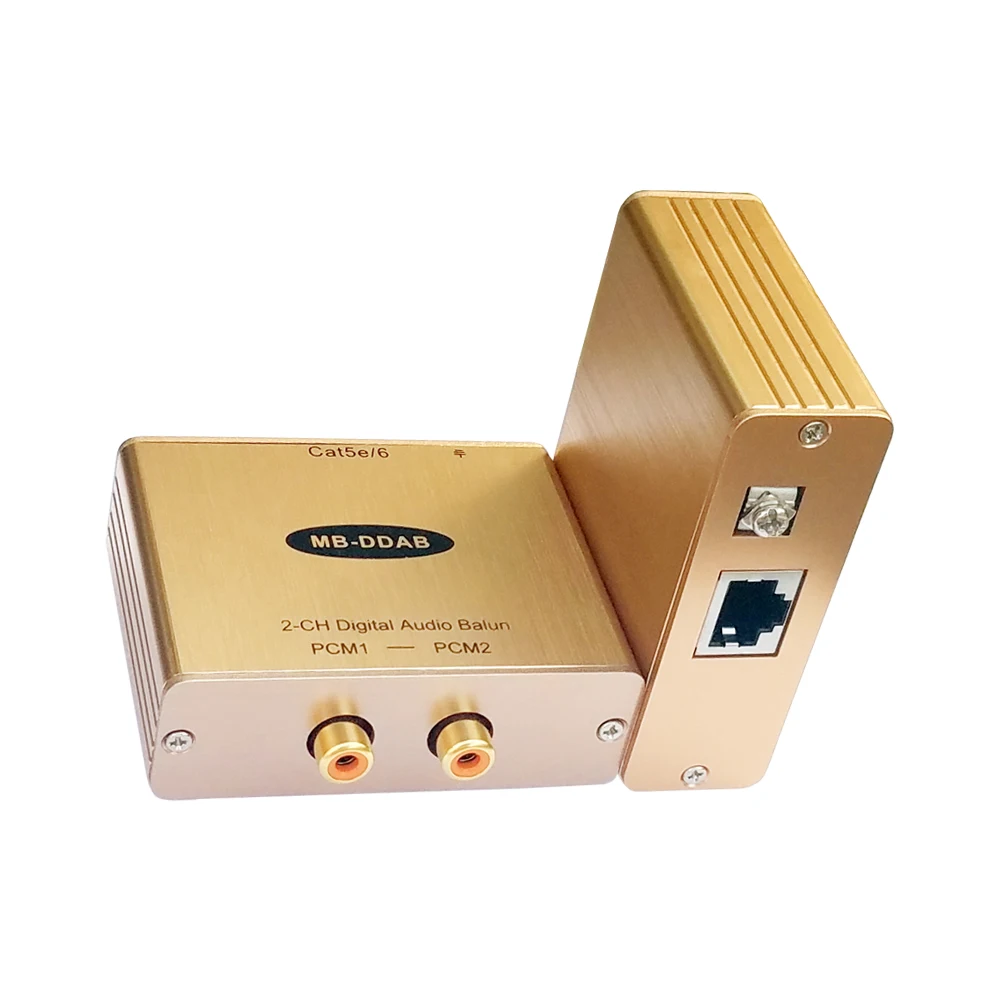 Cat5 SPDIF & Coaxial Audio Adapter & Extender Digital Audio to RJ45