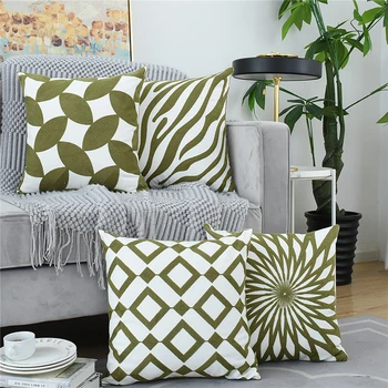 

Lulang Cotton hug pillowcase, sofa cushion cover 18"x18", car office lumbar pillow, bedside backrest home decoration