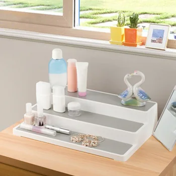 

Kitchen Organizer Storage Rack Cupboard Shelf 3 Tier Classification Seasoning Bottle Holder Tools Portable Practical White