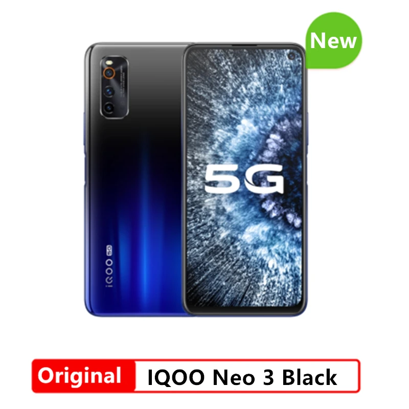 Смартфон Vivo iQOO Neo 3 8 + 128 ГБ Snapdragon 865 4500 ма ч 44 Вт 144 Гц NFC | Мобильные телефоны и