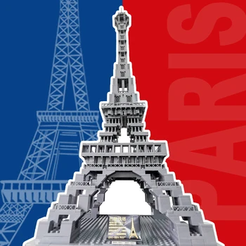 

YC-20001 the Eiffel Tower Building Blocks Landmark of Paris Mini Model Bricks City Street View Toy for Kids Birthday Gift Series