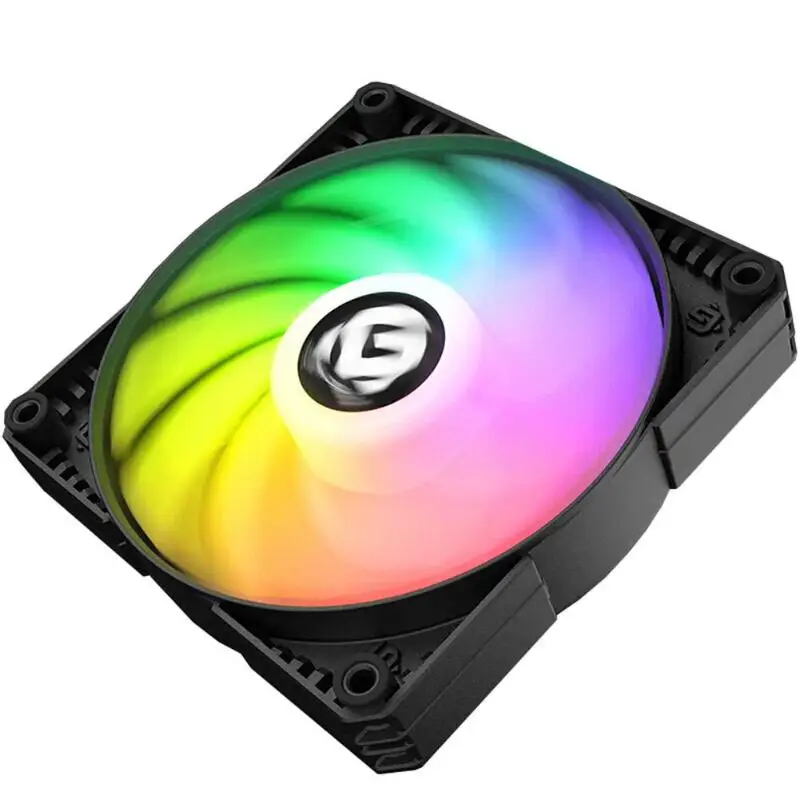 

MG 120mm/140mm 3pin Gorgeous PC Computer Case Remote Control Cooling Fan DRGB 4Pin PWM Chassis Dual LED Ring Multicolor Cooler