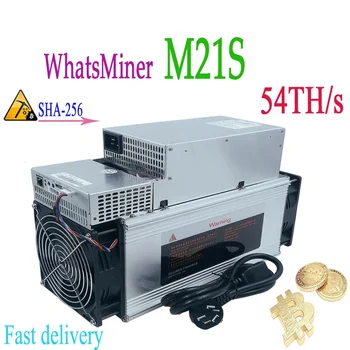 

Newest BTC BCH Miner WhatsMiner M21S 54T Economic mining Server M21S 54Th/s Delivery within 24 hours