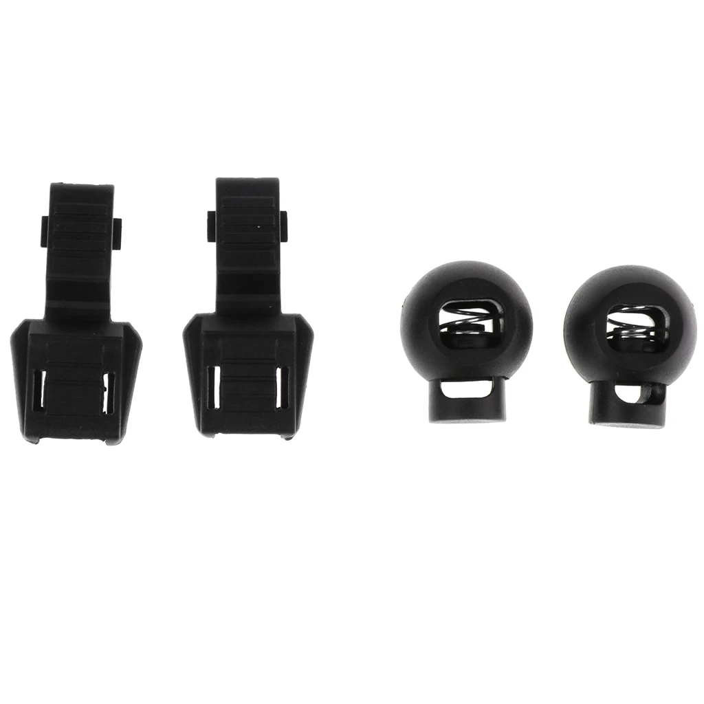 4 Pair Sports Shoe Lace Lock Triathlon Running Shoes Lace Fastenere Lacelock