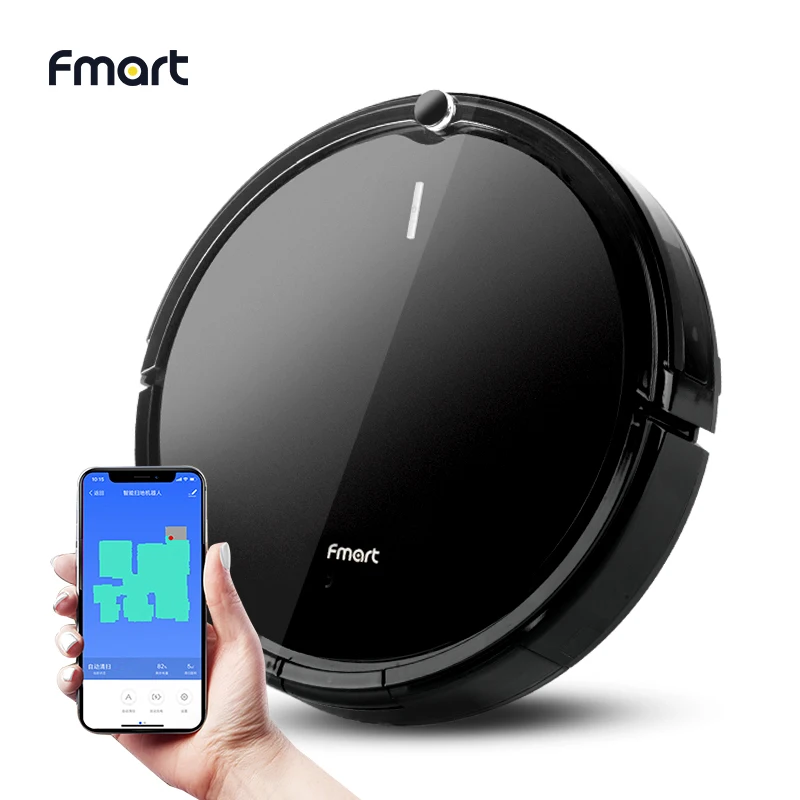 Fmart робот-пылесос 1800Pa приложение Управление развертки и влажная уборки для