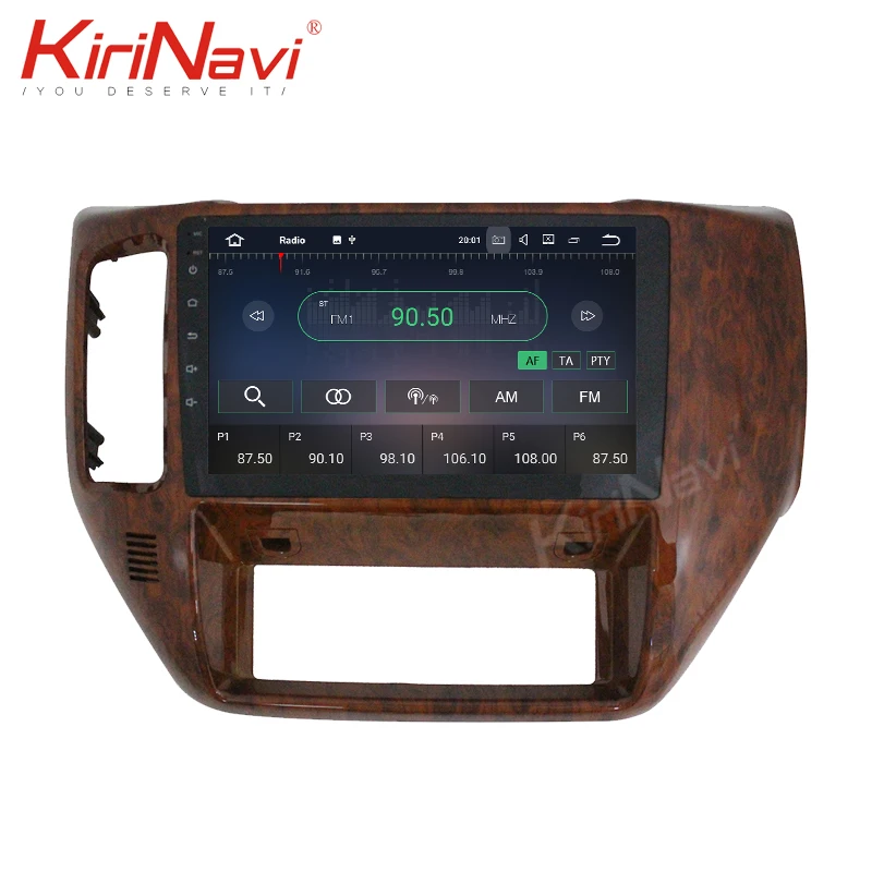 Sale Kirinavi Android 9.0 4+64GB 8 core 9" car radio gps for Nissan Patrol Safari / Supper Safari 2010+ dvd automotivo head unit WIFI 3