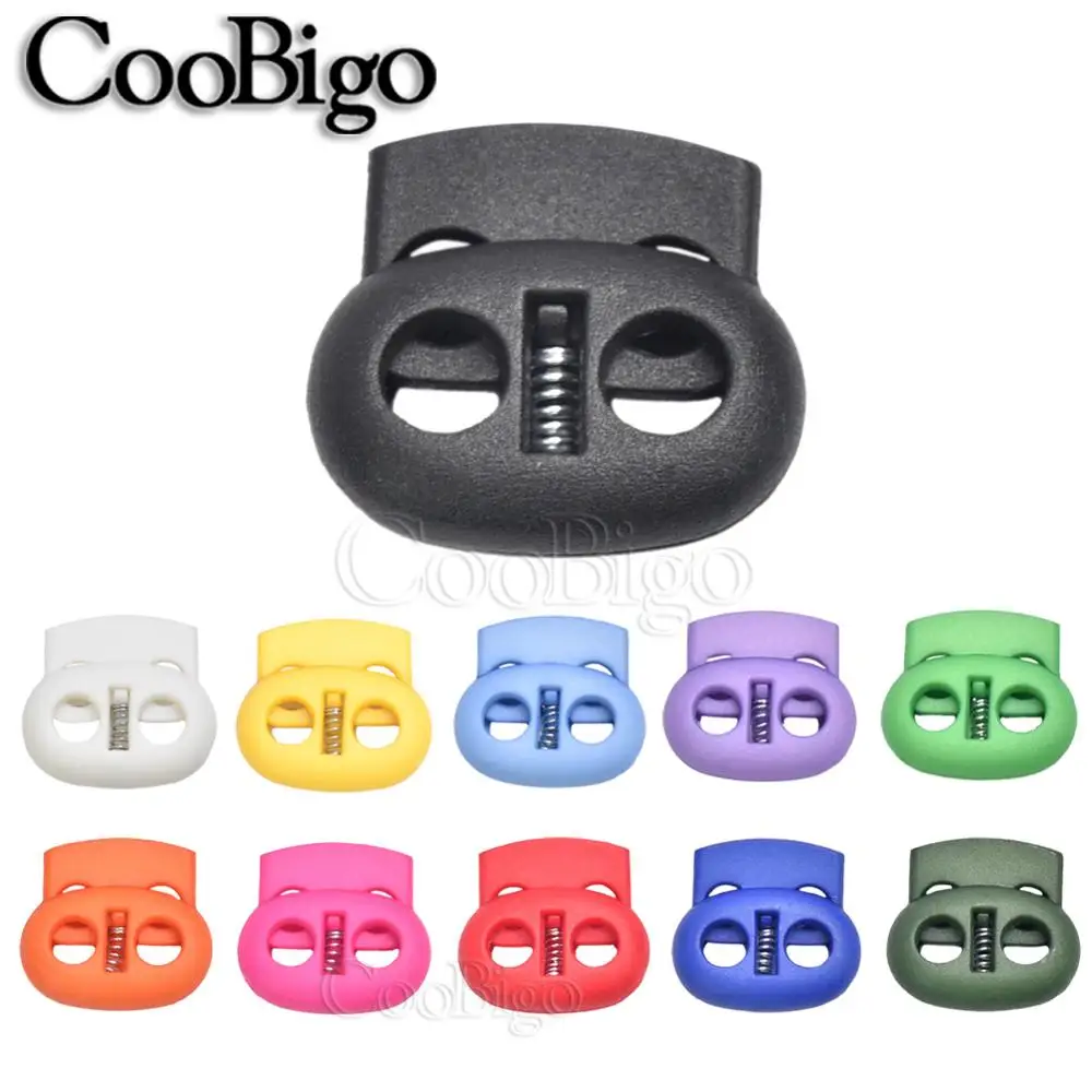 12 шт Смешанные Красочные 5 мм отверстие пластиковый фиксатор шнур замок Bean