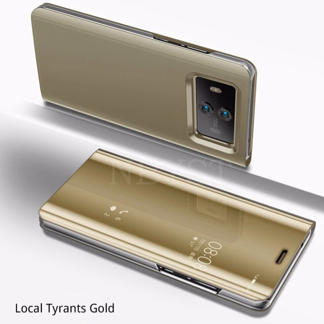 Gold Умные флип-кейсы, зеркало заднего вида чехол для телефона для huawei Mate30 20 8 10 9 Lite рro P9 P8 P10 плюс P20 P30 Lite рro Auto Sleep чехол - Цвет: Gold