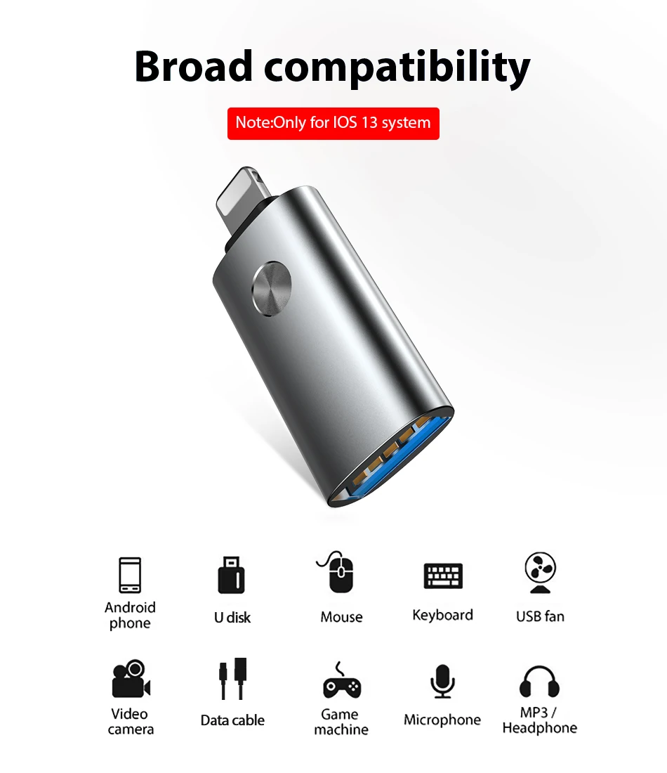 Ihuigol USB OTG адаптер для iPhone 11 Pro Max XR освещение к USB 3,0 адаптер для ноутбука Разъем для клавиатуры планшет Камера для iOS 13