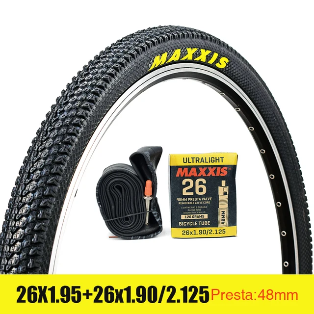 MAXXIS PACE MTB Pneumatici Della Bicicletta 26 2.1 27.5*1.95 26 1.95 29 2.1  60TPI + Bicicletta Tubo Interno AV FV Camera Set di Pneumatici pneu  pneumatico della bici|Bicycle Tires| - AliExpress
