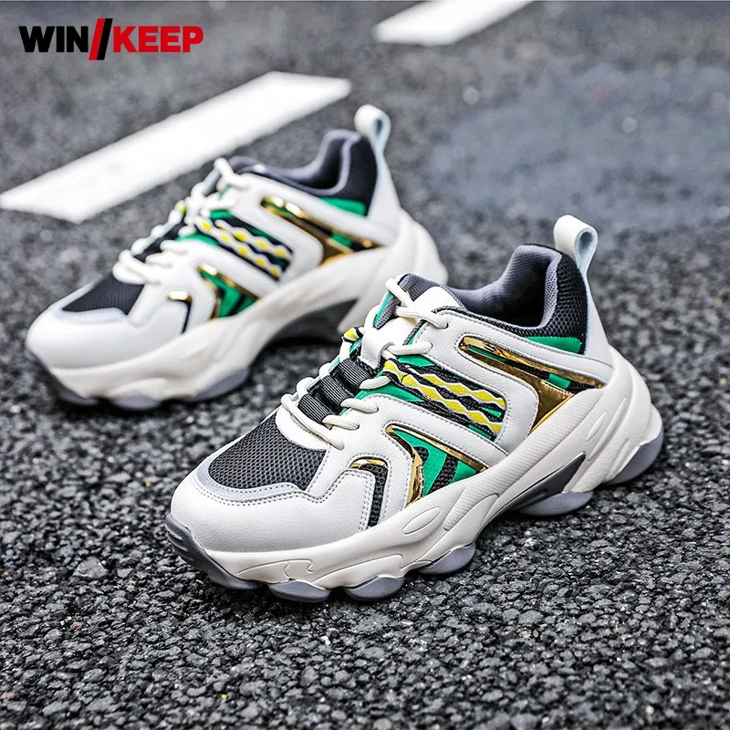 

Chic Running Shoes Woman Lace Up Breathable Wedges Sneakers Super Light Sport Platform Shoes Female Street Style Hip Hop Zapatos