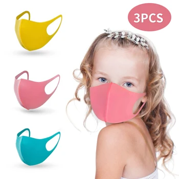 

3PCS Reusable Unisex Anti Pollution Anti Dust Ear Loop Breathable Adjustable Kids Face Mask