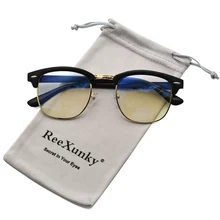 Анти-синие блокирующие компьютерные очки для лучшего ночного сна Ретро оправа для очков уменьшает напряжение глаз мигрень головные боли бессонница