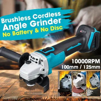 

For Makita 18V 125mm Brushless Cordless Impact Angle Grinder DIY Power Tools Electric Polishing Grinding Machine Without Battery