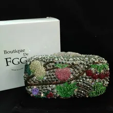 Распродажа!! Элегантная женская вечерняя сумочка-клатч со стразами для свадебной вечеринки, Коктейльные сумочки и сумочки с бриллиантами