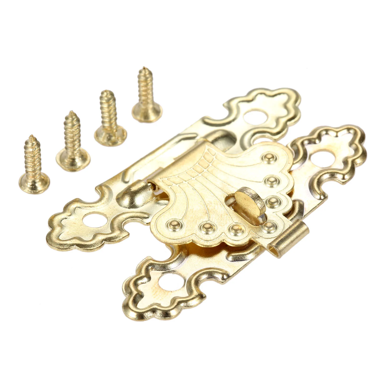 Jewelry Box Padlock Hasp Locks Wooden Wine Gift Box Latch Clasps Buckle 41*24mm 10x