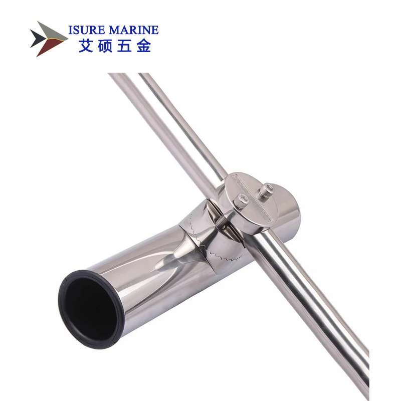 ISURE MARINE Stainless Steel Outrigger Fishing Rod Holder With Deck Mounts  Base - AliExpress