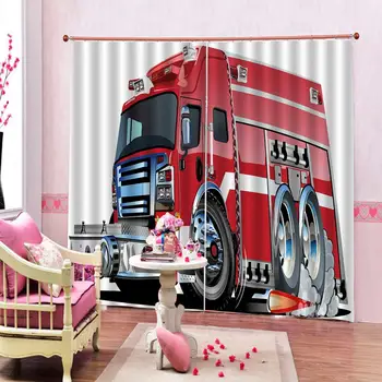 

Drapes Cortinas Customized size Luxury Blackout 3D Window Curtains For Living Room big car curtains