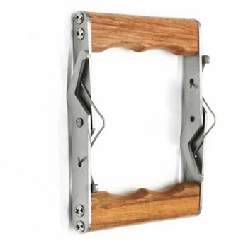 

Wood+Silver Hook Frame Holder Elevator Tweezer Tool Equipment Bee Hive Beekeeping Supplies Accessories