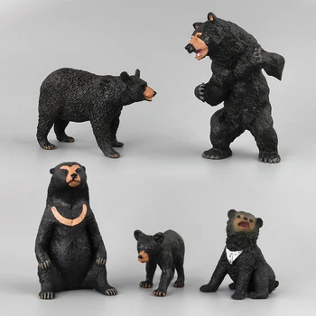 

Simulated Bear Action Figure Mini Animal Models Children Kids Toys Educational Funny Collection Toys Gifts Home Decor Figurine