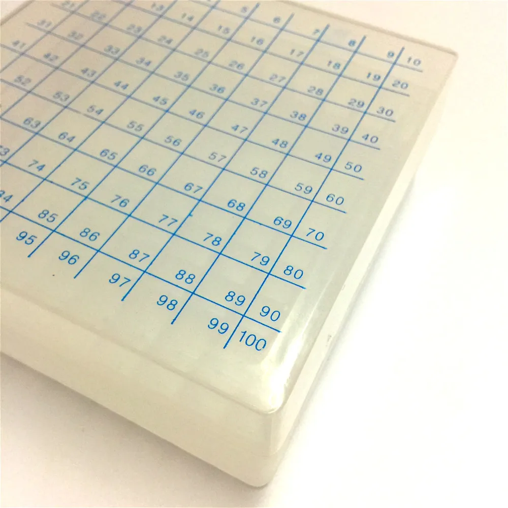 Freezing Tube Box 1.8ml Plastic Preservative Tube Box Hight Quality 100 Holes PP 100 Vents Suitable For 1.8ml Frozen