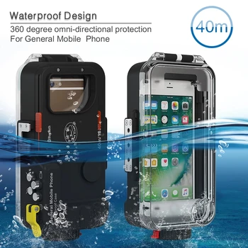 

Proffesional diving case for xiaomi mi 9 lite se mi9 mi8 8 a2 lite 9t pro a3 a1 note 10 mix 2s 3 Cover Waterproof Phone Housing