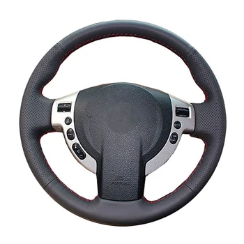 

DIY Genuine Leather Car Steering Wheel Cover For Nissan QASHQAI X-Trail Nissan NV200 Rogue / Protect Steering-wheel