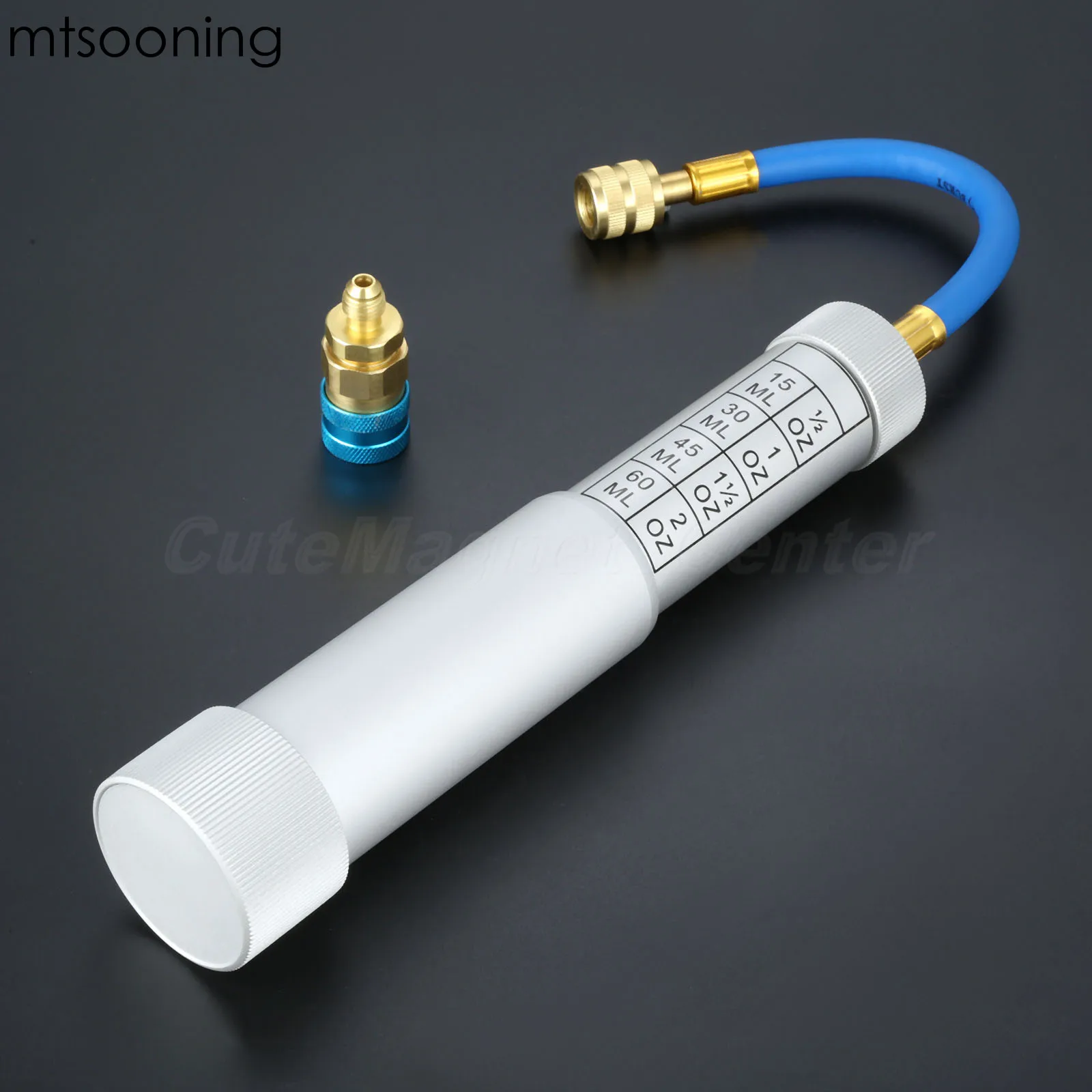 Mtsooning 1/4 &quotSAE A/C AC 2 унции масла/инжектор красителя R12 R134a R410a ручной поворотный