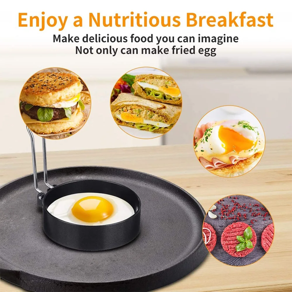 Round Omelette Mold For Frying Eggs Design Non-Stick Round