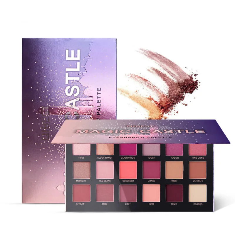 

New 18 Colors Shimmer Matte Eyeshadow Makeup Palette Waterproof High Pigmently Metallic Nude Eye Shadow Make Up Cosmetics