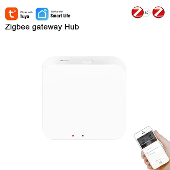 

Tuya ZigBee Smart Gateway Hub Wireless Remote Controller Smart Home Bridge zigbee door sensor and zigbee PIR Motion Smart Life
