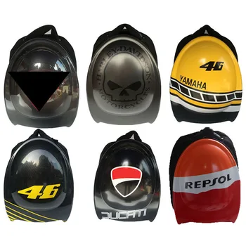 

Motorcycle Kadi Carbon Fiber Double Shoulder Hard Case Backpack Full Head Motorcycle Rider Helmet Water EVA Outdoor Backpack