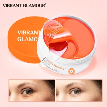 VIBRANT GLAMOUR Eye Mask Firming Collagen Eye Patch Retinol Anti Aging Remove Dark Circles Eye