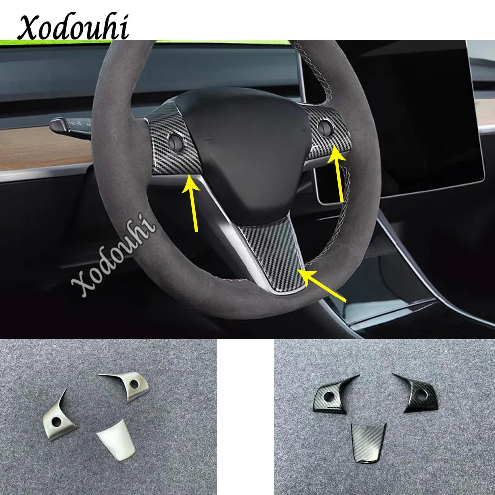 Для Tesla Model 3 Model3 2018 2019 2020 2021 Автомобильная Наклейка Обложка детектор Стайлинг