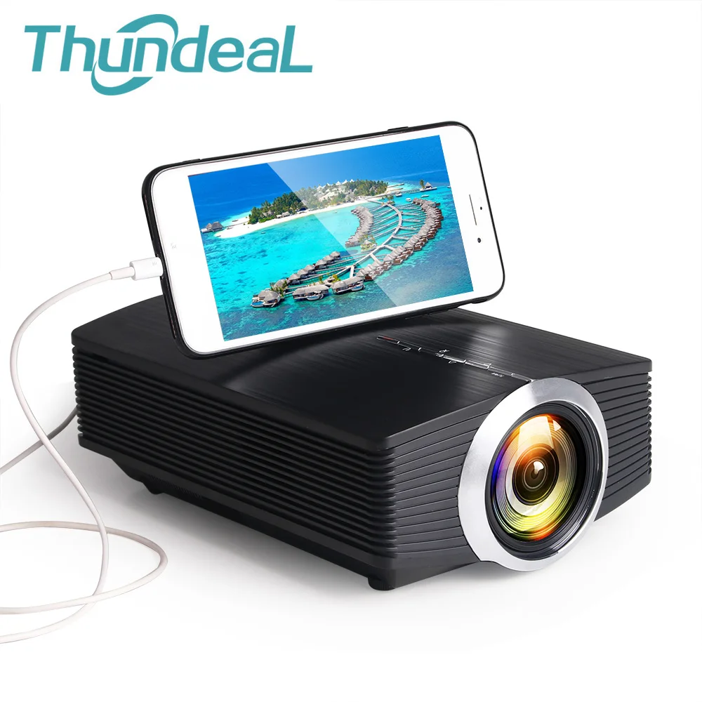 ThundeaL YG500 YG510 Gm80a Мини проектор 1800 люмен светодиодный ЖК VGA HDMI Поддержка 1080P YG500A 3D