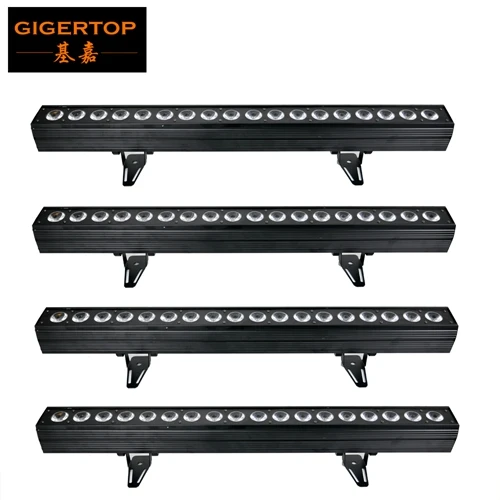 Gigertop 18x18 Вт RGBWA UV 6в1 пиксельный светодиодный светильник для прожектора 1 м длиной Tyanshine светодиоды индивидуальный DMX вентилятор для управления крутая модель для помещений - Цвет: 4