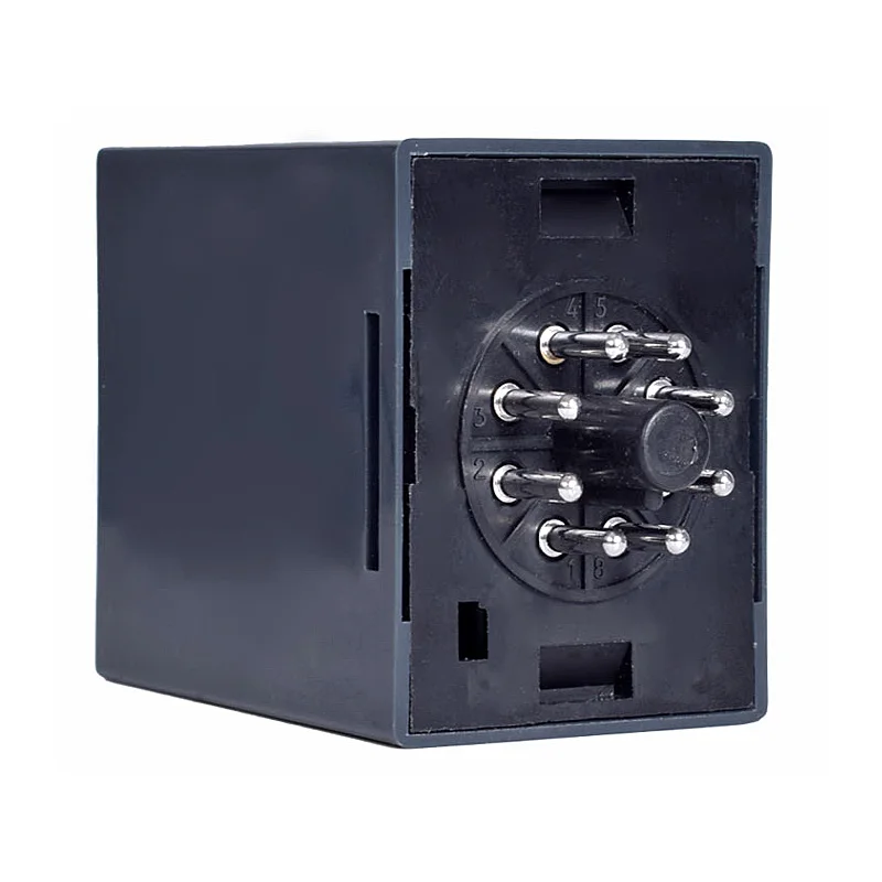lcd inteligente delay de desligamento com base st3p 220v 24v 380v 1no1nc 04