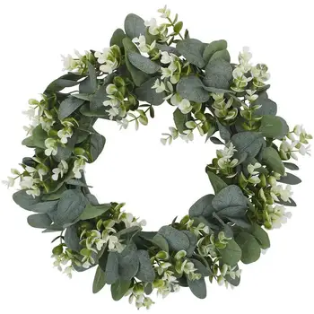 

Simulation Eucalyptus Money Leaf Artificial Wreath Party Wall Wedding Threshold Flower Diy Pendant Decor Home Door N1S4