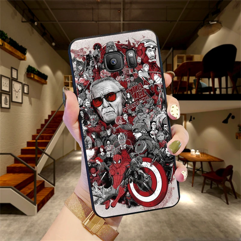 Железный человек мягкий силиконовый чехол для телефона Samsung Galaxy S8 S9 S10 Plus NOTE 8 9 M10 M20