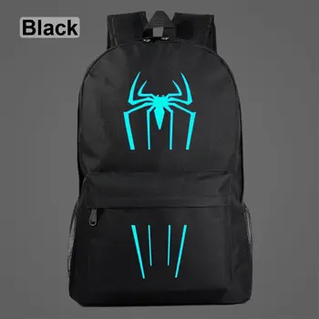 

2019 New Luminous Superhero Spider Galaxy Plaid Children School bag Teenagers Student Schoolbags Women Men Backpack