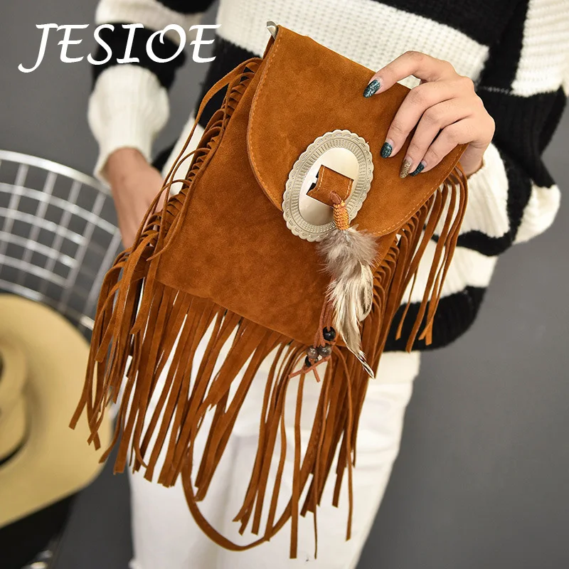 

Handbags Tassel Bohemian Messenger Bags Fashion Designer Fur Crossbody Bags for Women Casual Feather Flap Female Shoulder Bags