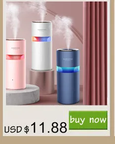 2000mAh Wireless Humidifier Romantic Aromatherapy Humidificador USB Aroma Diffuser Warm Night Lamp Mist Maker Fogger For Bedroom