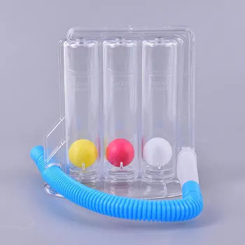 

1 Pcs New Arrive Breathing trainer vital capacity exercise three ball instrument lung function breathing respiratory exerciser