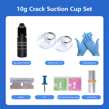 

Car Cracked Glass Repair Kit Windshield Kits DIY Car Window Tools Glass Scratch