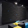 3D Black Metal Circuit Board Industrial Decor Wall Paper Technology Company Decor Mural E-sports Hall Internet Bar KTV Wallpaper ► Photo 3/6