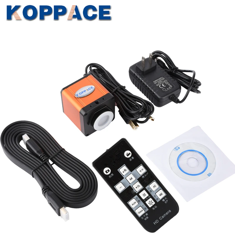Микроскоп с камерой 16 МП 1080P 60 кадров/с HDMI/USB|Запчасти и аксессуары для микроскопа|