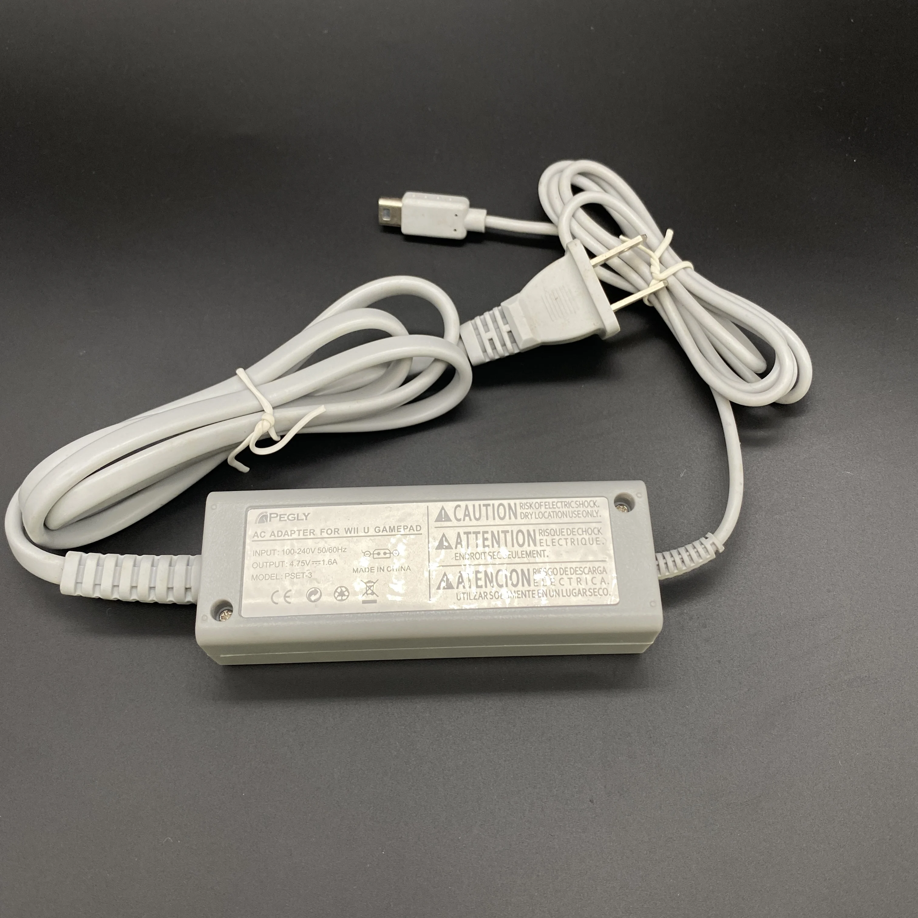 Us Type Supply Ac Adapter Charger Cable Cord For Nintendo Wii U Gamepad