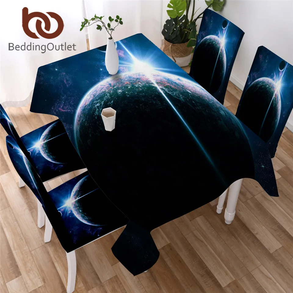 Скатерть BeddingOutlet для Galaxy прямоугольная Водонепроницаемая скатерть стола 3D с