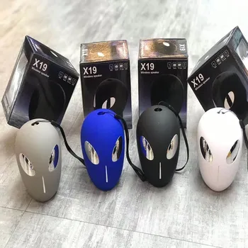 

2020 new alien X19 skull wireless bluetooth speaker gift card subwoofer creative bluetooth small speaker