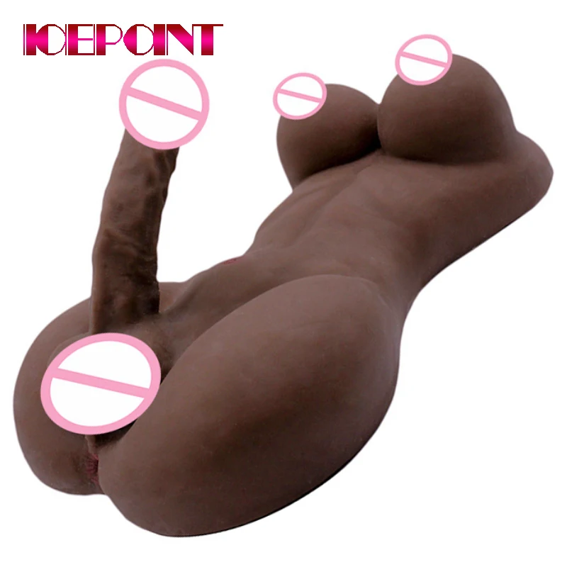 Секс кукла для геев 18 см большой пенис секс реалистичная киска реалистичный кофе